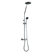 Chrome Finish Centerset Wall Mount Contemporary Style Messing Duscharmatur