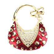 Bag vormige metalen Materiaal USB Stick 8G (Rood)
