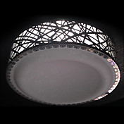 40W Modern Rodada Luz Montagem Embutida com máscara de aço inoxidável em Design Floral (T6 Luz Tube)