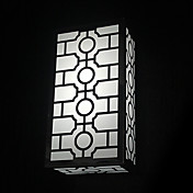 40W Modern Wall Light with Sculptured Stainless Steel Shade in Geometric Figure Style(T6 Light Tube)