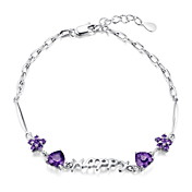 Gorgeous Silver And Crystal Women's Bracelet
