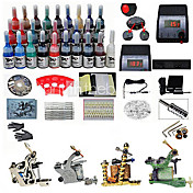 4 Cast Iron Tattoo Machine Guns Kit for Lining and Shading