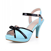 Leatherette Stiletto Heel Peep Toe / Sandals With Buckle Party / Evening Shoes (More Colors)