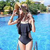 Kvinders ét stykke Sexy Layered Halter Swimsuit