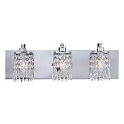 180W Modern Wall Light with 3 Light and Crystal Beaded Pendants