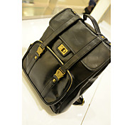 Simple Work Women's effen kleur Multi-pocket Bag