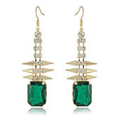Classic Alloy Plein Crystal Drop oorbellen (meer kleuren)