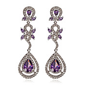 Fabulous Platinum Plated Cubic Zirconia Earrings(More Colors)