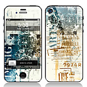 Retro Design Front-und Back-Schirm-Schutz-Film für iPhone 4/4S