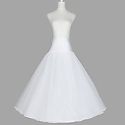 Nylon A-Line Gown 3 tier vloer lengte slip stijl / bruiloft onderrokken