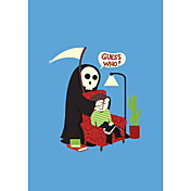 Printed Art Cartoon Guess Who by Budi Satria Kwan