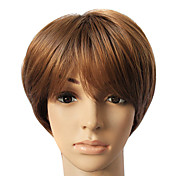 Hot Sale Brown Synthetic Short Straight Hair Wig