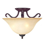 120W Transitional Semi Luz Montagem embutida com 2 Luzes e Up máscara de vidro