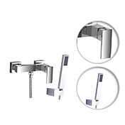 Contemporary Tub Shower Faucet with Hand Shower