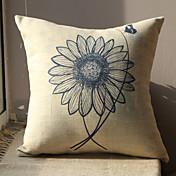 Sunflower Pattern Print Decorative Pillow Cover
