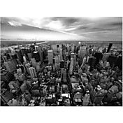 Printed Art Landscape NYC Uptown by Nina Papiorek