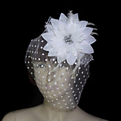Beautiful Feather|Flannelette With Tulle/Lace Wedding Fascinators