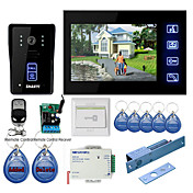 7 "Pannello Video Door Phone System Touch con elettrico chiavistello + RFID telecomandi