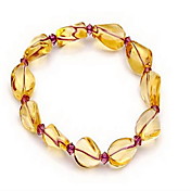 Stylish Women's Rhinestone Bracelet In Yellow