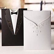 Vestido Classic & Tux en la invitación de boda diferente al otro (juego de 50)