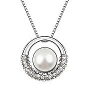Alloy With Gold Plated Rhinestone Pearl Fashion Women's Necklace (More Colors)