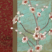 Impresso Arte Flor Dogwood Floral I por Cor Padaria