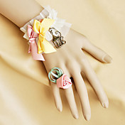 Handmade classique Birdcage Colorful Bow Pays Lolita Bracelet