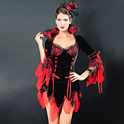 Gorgeous Black and White Wicked Queen Dress Vampira Costume