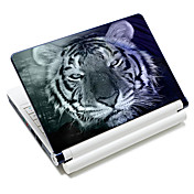 "White Tiger Head" modello Laptop Cover Sticker pelle di protezione per 10 "/ 15" Laptop 18627