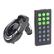 Enfriar universal ajustable del coche de memoria Reproductor de MP3 FM Modulator con mando a distancia (Apoyo TF / USB)