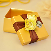 Square Favor Box With Ribbon (Set of 12)