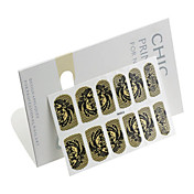 3PCS 2D Full Cover Finger Nail Sticker NO.32