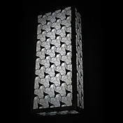 40W Stylish Wall Light with Sculptured Stainless Steel Shade(T6 Light Tube)