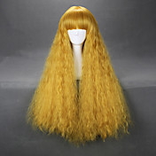 Exotic Temmelig Gul 80cm prinsesse Lolita Wig