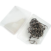 Høy Carbon Steel Raffinert Hooks fiskekroker Sett (40 stk)
