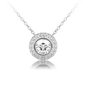 Alloy With Gold Plated Rhinestone Round Women's Fashion Necklace (More Colors)