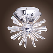 kristallen wandlamp met 6 lichten