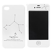 Sagittarius Pattern Hard Full Body Case for iPhone 4/4S