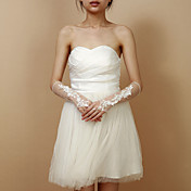 Beautiful Tulle Fingerless Elbow Length Wedding/Evening Gloves