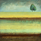 Printed Art Landscape Lonely Tree by Pablo Esteban