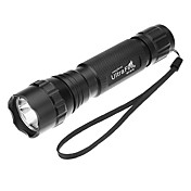UltraFire WF-501B Cree XML-T6 3-Mode weiße LED-Taschenlampe (600LM, 1x18650, Schwarz / Lila)