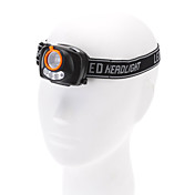 Cree XR-E Q5 lumière blanche + 2-Mode témoin rouge Zoom LEDs (200LM, 3xAAA, Noir)