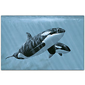 Gedruckt Art Animal Mother And Son-Orcas von Ron Parker