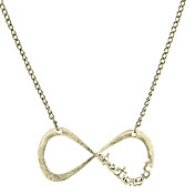 Antique Copper Alloy "8" Pattern Necklace