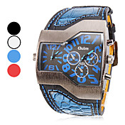 Unità di elaborazione analogica Multi-Movimento al quarzo orologio da polso da uomo (2 fuso orario, colori assortiti)