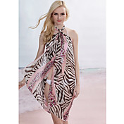 Pink Zebra Leopard Sarong (Længde: 150cm Bredde: 105CM)