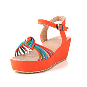 Fabulous Leatherette Platform Heel Sandals With Buckle/Split Joint Party/Evening Shoes (More Colors)