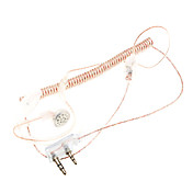 Two Way Radio Handsfree Ear Hook Microphone Earphone with hyaline and curving wire DQ-KTM-102