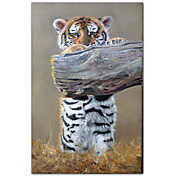 Gedruckte Kunst Tiere Tiger Cub Standing Up von Pip McGarry