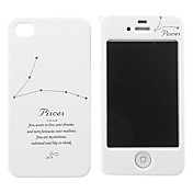 Pisces Pattern Hard Full Body Case for iPhone 4/4S